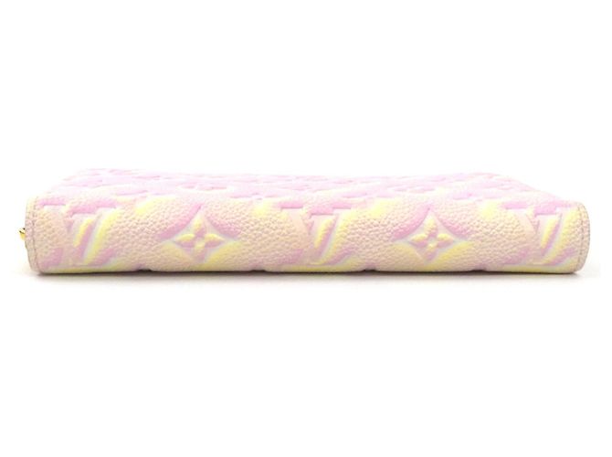 Portafoglio Lungo Louis Vuitton Rosa Giallo - vista 3