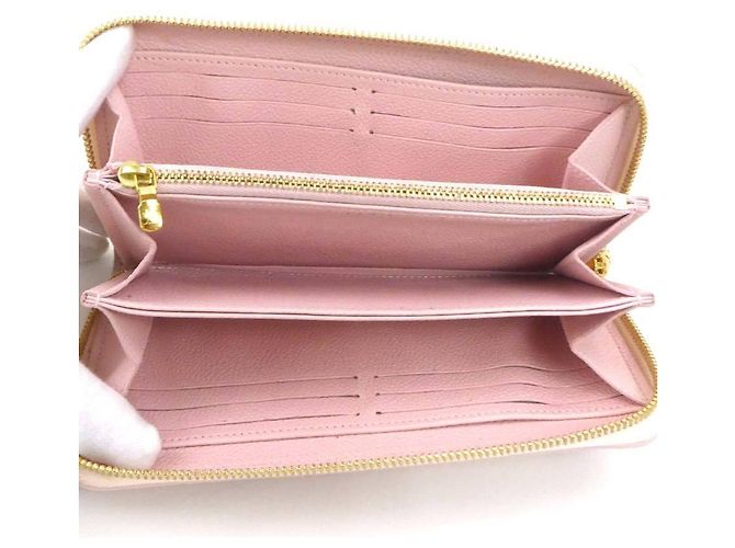 Portafoglio Lungo Louis Vuitton Rosa Giallo - vista 9