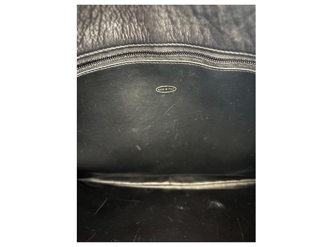 Chanel gesteppte mattschwarze Leder-Shopper-Tasche - Ansicht 8