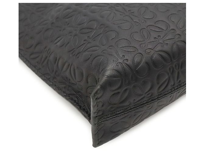 Borsa a Pochette Clutch Loewe Repeat Anagram T Nero - vista 4