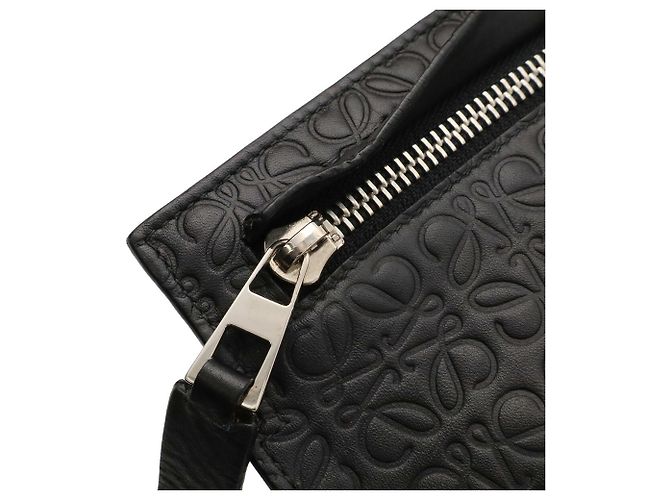 Borsa a Pochette Clutch Loewe Repeat Anagram T Nero - vista 5