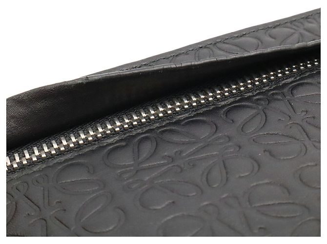Borsa a Pochette Clutch Loewe Repeat Anagram T Nero - vista 6
