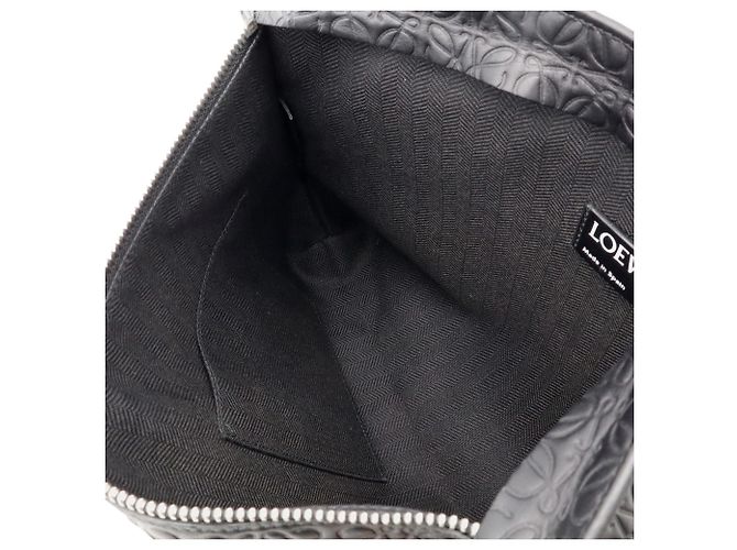 Borsa a Pochette Clutch Loewe Repeat Anagram T Nero - vista 8