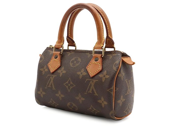 Louis Vuitton Monogram Mini Speedy Handtasche Braun Monogramm - Ansicht 3
