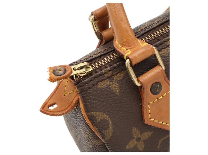 Louis Vuitton Monogram Mini Speedy Handtasche Braun Monogramm - Ansicht 6
