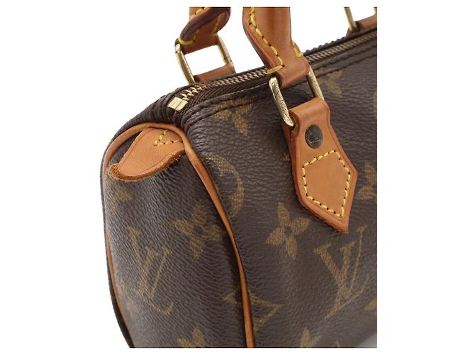 Louis Vuitton Monogram Mini Speedy Handtasche Braun Monogramm - Ansicht 7