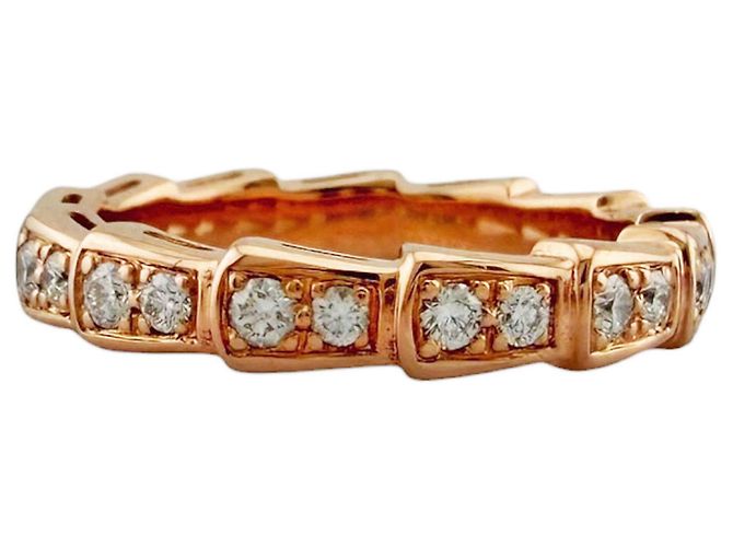 Bulgari Anello Bvlgari Serpenti Viper in oro rosa 18K D'oro - vista 3