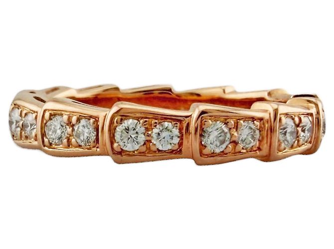 Bulgari Anello Bvlgari Serpenti Viper in oro rosa 18K D'oro - vista 4