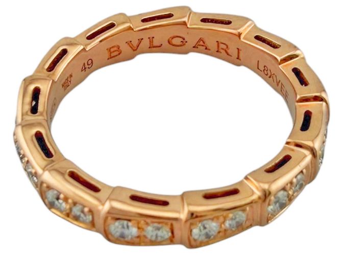 Bulgari Anello Bvlgari Serpenti Viper in oro rosa 18K D'oro - vista 5