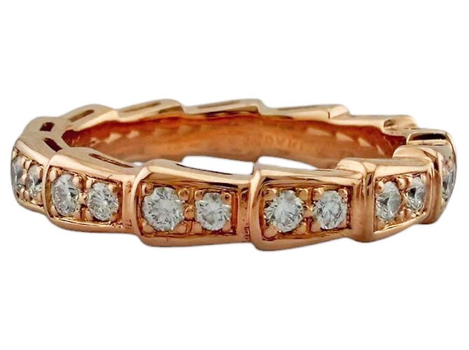 Bulgari Anello Bvlgari Serpenti Viper in oro rosa 18K D'oro - vista 6