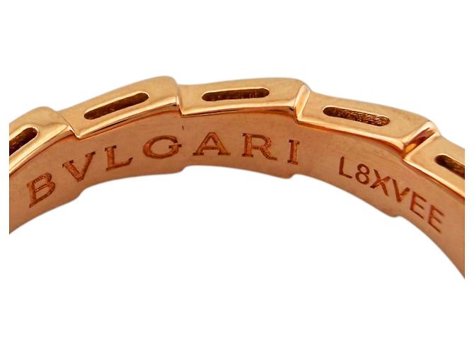 Bulgari Anello Bvlgari Serpenti Viper in oro rosa 18K D'oro - vista 8