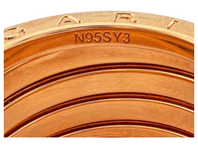 Bulgari Anello Bvlgari B.zero1 a 5 bande D'oro - vista 10
