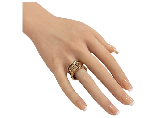 Bulgari Anello Bvlgari B.zero1 a 5 bande D'oro - vista 2
