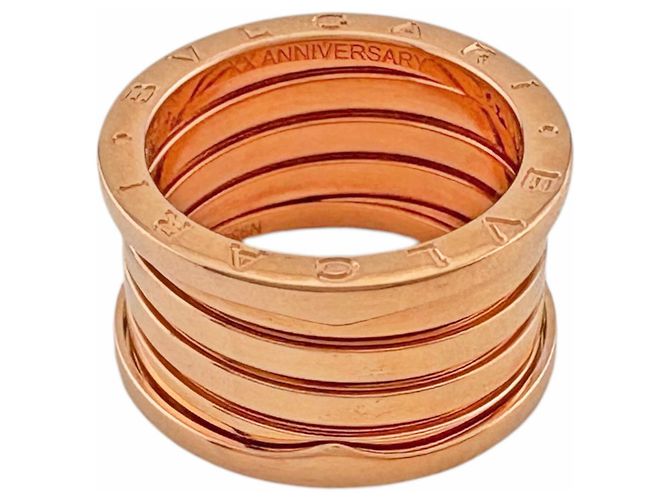 Bulgari Anello Bvlgari B.zero1 a 5 bande D'oro - vista 5