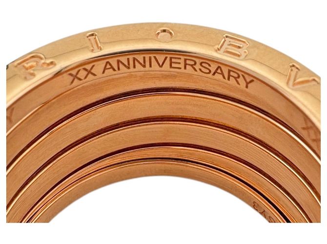 Bulgari Anello Bvlgari B.zero1 a 5 bande D'oro - vista 7