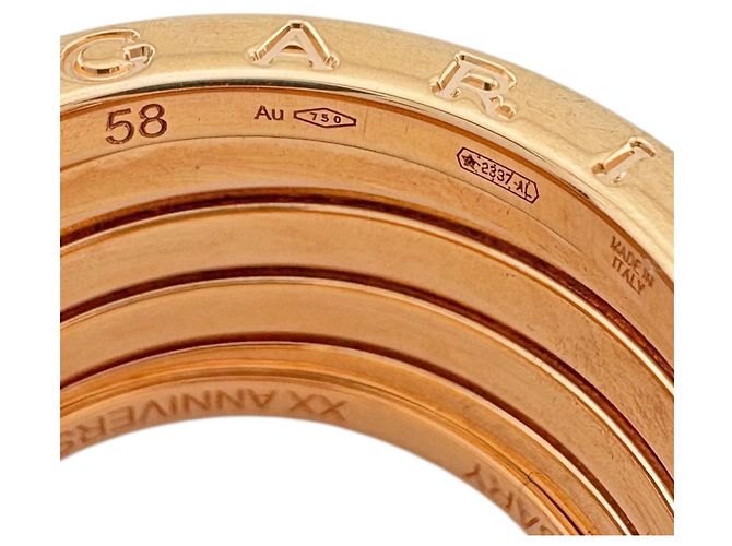 Bulgari Anello Bvlgari B.zero1 a 5 bande D'oro - vista 8