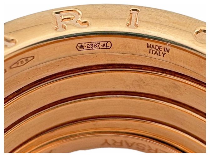 Bulgari Anello Bvlgari B.zero1 a 5 bande D'oro - vista 9