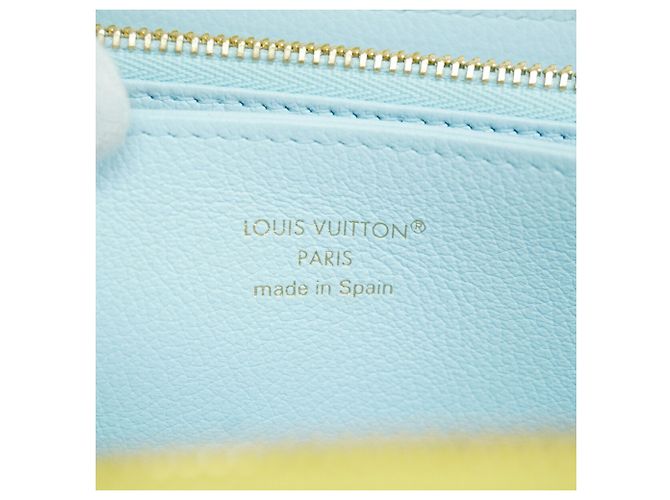 Portafoglio Zippy Louis Vuitton Monogram Empreinte Giallo - vista 4