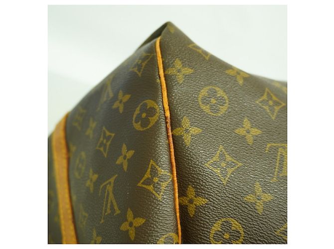 Louis Vuitton Boston Monogram Keepall Bandoulière 60 Marrom - vista 9