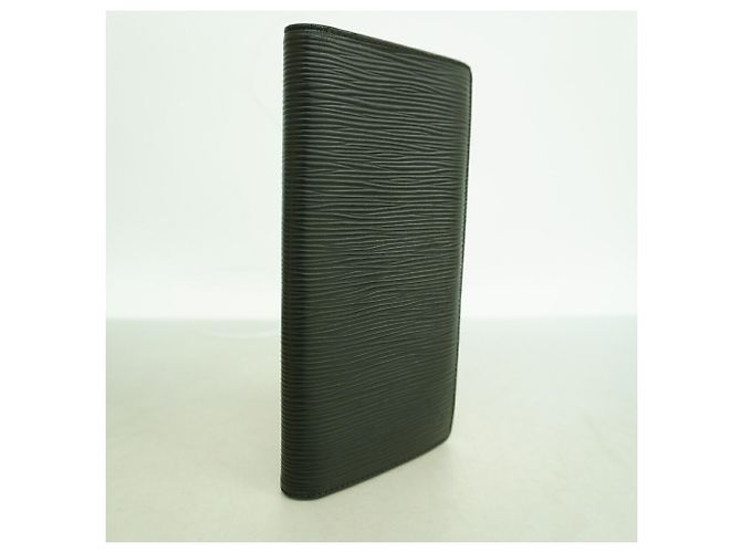 Louis Vuitton Epi Leather Portefeuille Brazza Long Wallet Black - view 2