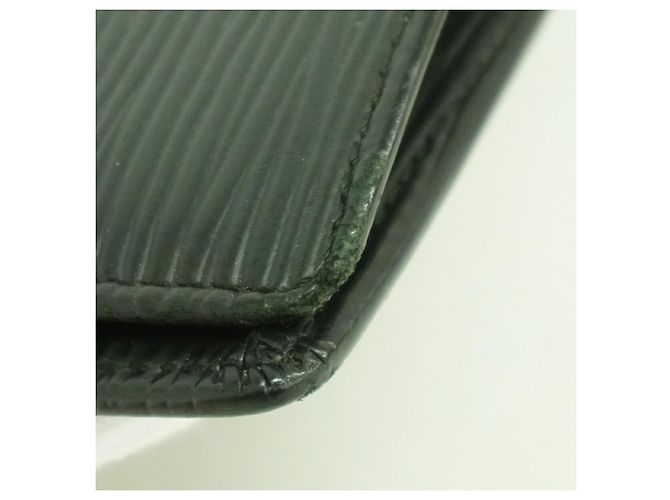 Louis Vuitton Epi Leather Portefeuille Brazza Long Wallet Black - view 6