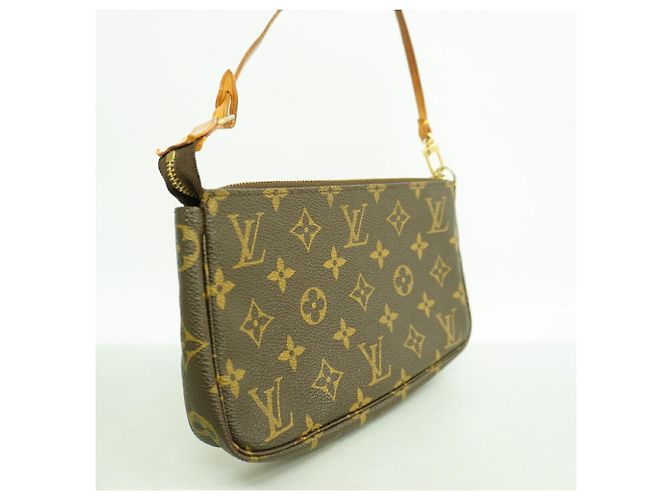 Louis Vuitton Monogram Pochette Accessoires Castaño - vista 2