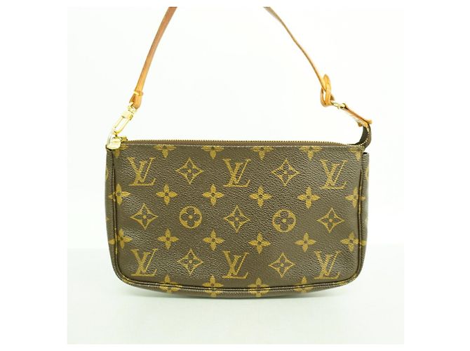 Louis Vuitton Monogram Pochette Accessoires Castaño - vista 9