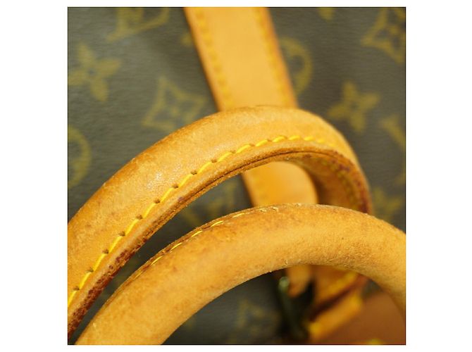 Louis Vuitton Boston Monogram Keepall 50 Marrom - vista 10