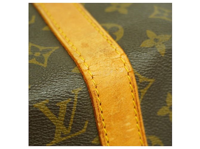 Louis Vuitton Boston Monogram Keepall 50 Marrom - vista 9