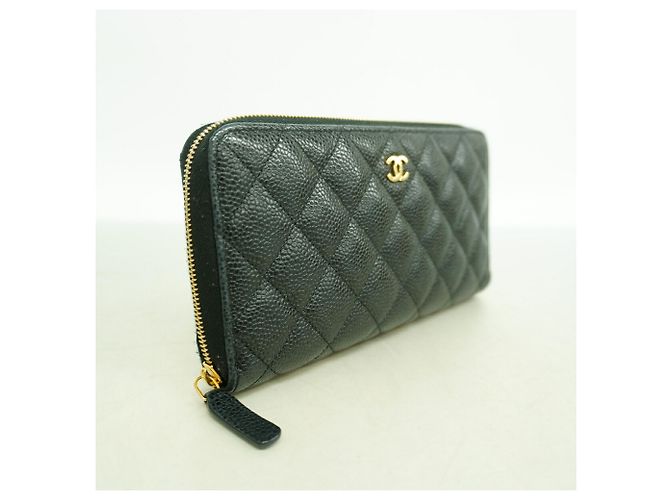 Portafoglio lungo Chanel Matelassé Nero - vista 2