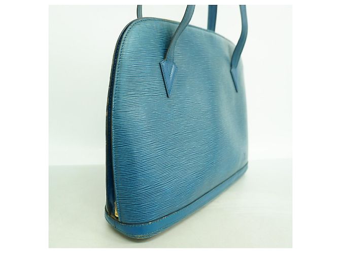 Louis Vuitton Epi Lussac Schultertasche Blau - Ansicht 2