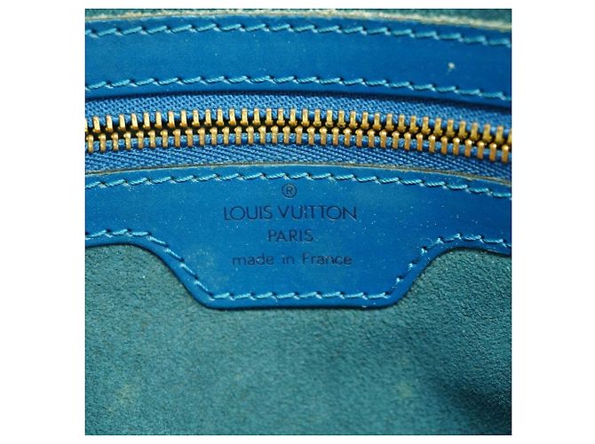 Louis Vuitton Epi Lussac Schultertasche Blau - Ansicht 5