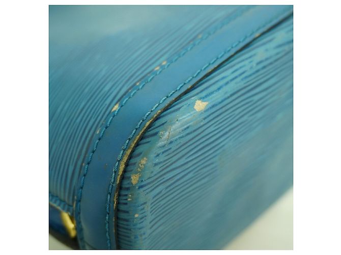 Louis Vuitton Epi Lussac Schultertasche Blau - Ansicht 6