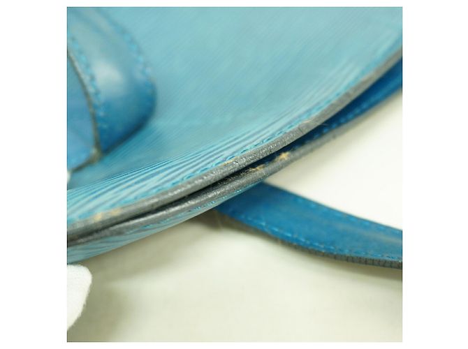 Louis Vuitton Epi Lussac Schultertasche Blau - Ansicht 8