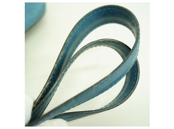 Louis Vuitton Epi Lussac Schultertasche Blau - Ansicht 9