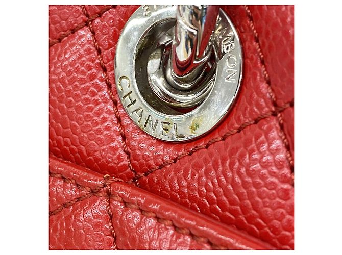 Bolso Tote con cadena Chanel Matelassé Roja - vista 11