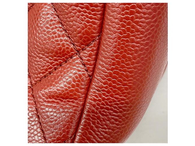 Bolso Tote con cadena Chanel Matelassé Roja - vista 12