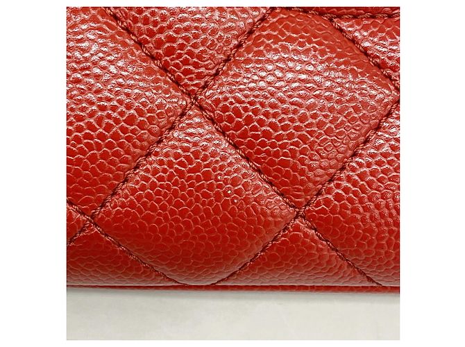 Bolso Tote con cadena Chanel Matelassé Roja - vista 13