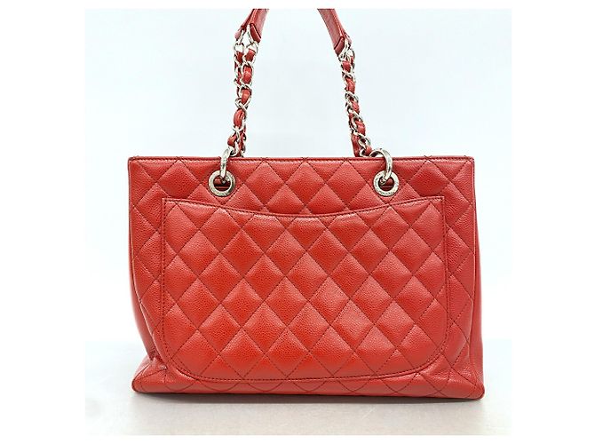 Bolso Tote con cadena Chanel Matelassé Roja - vista 14