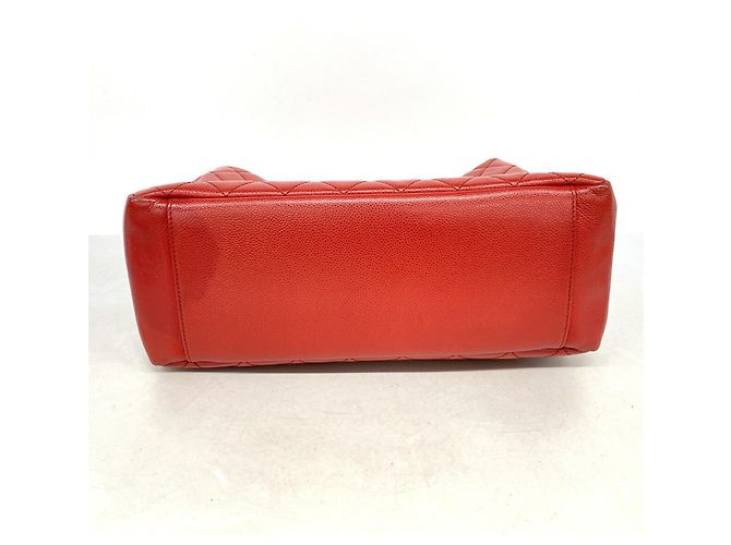 Bolso Tote con cadena Chanel Matelassé Roja - vista 3