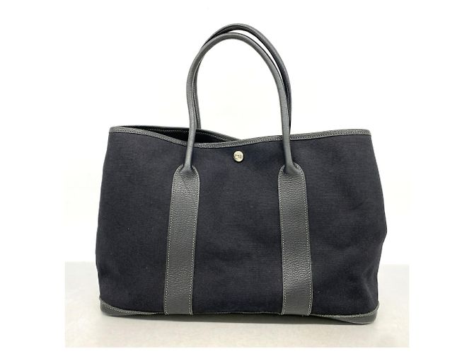 Hermès Hermes Garden PM Tote Bag Schwarz - Ansicht 12
