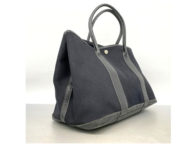 Hermès Hermes Garden PM Tote Bag Schwarz - Ansicht 2