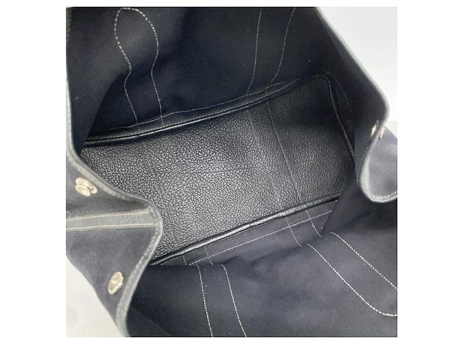 Hermès Hermes Garden PM Tote Bag Schwarz - Ansicht 4