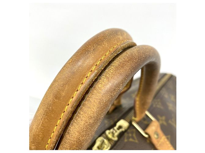 Bolsa Louis Vuitton Boston Monogram Keepall 50 Marrom - vista 10