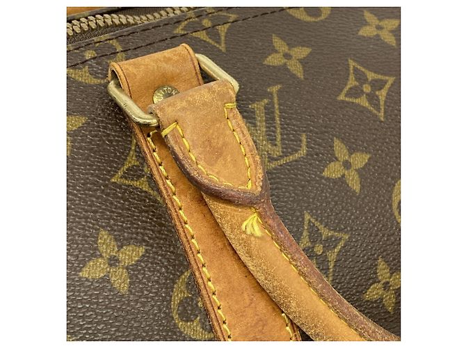 Bolsa Louis Vuitton Boston Monogram Keepall 50 Marrom - vista 11