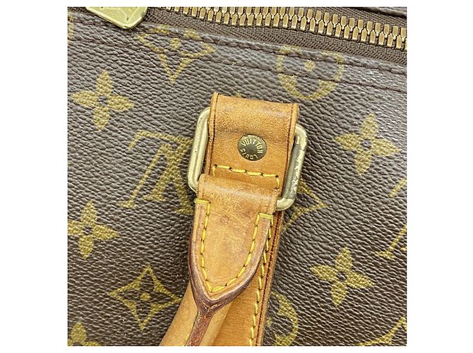 Bolsa Louis Vuitton Boston Monogram Keepall 50 Marrom - vista 15
