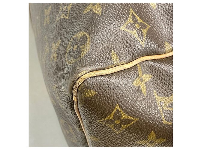 Bolsa Louis Vuitton Boston Monogram Keepall 50 Marrom - vista 6
