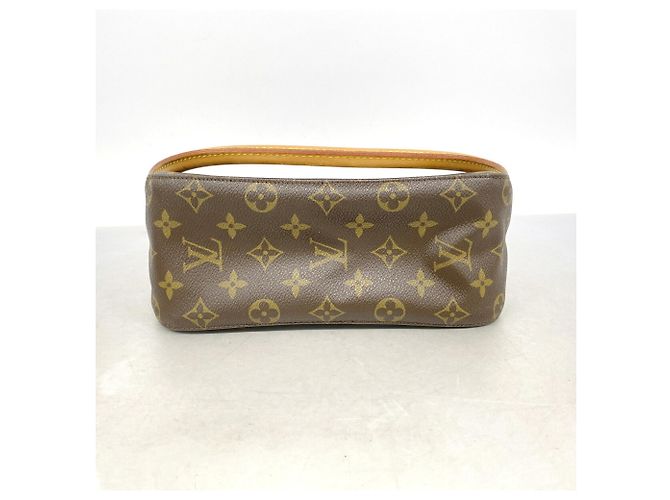 Bolso de hombro Louis Vuitton Monogram Looping MM Castaño - vista 3