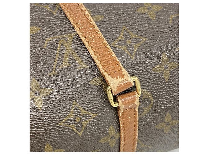 Borsa Louis Vuitton Monogram Papillon 26 Marrone - vista 10