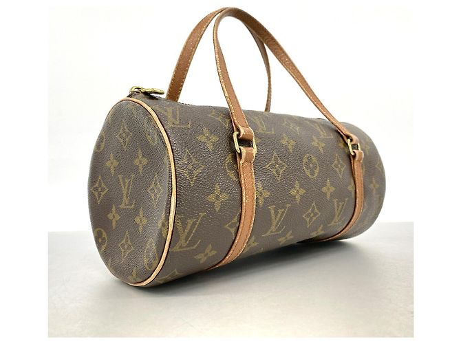 Borsa Louis Vuitton Monogram Papillon 26 Marrone - vista 2
